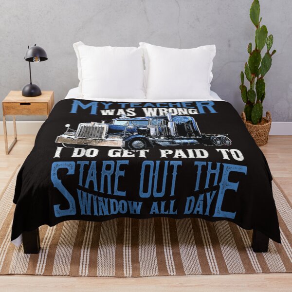 Item preview, My Teacher Was Wrong Trucker Gift Funny Truck Driver Men . designed and sold by HaydenLee162397.