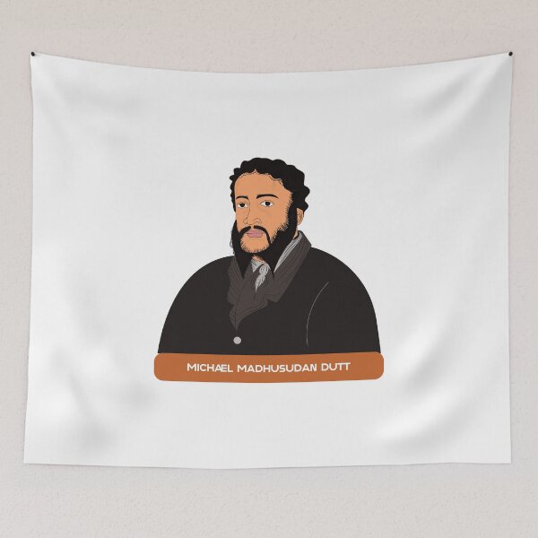 Item preview, Michael Madhusudan Datta poster | Michael Madhusudan Datta t-shirt  designed and sold by KARTICK DUTTA.