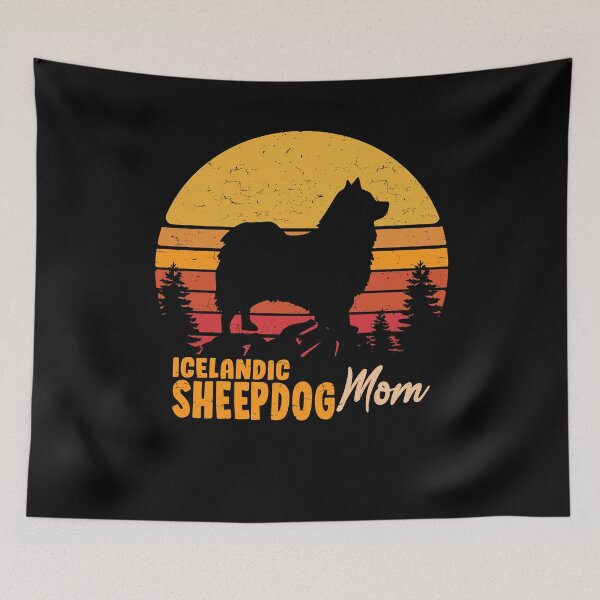 Artikelvorschau, Icelandic Sheepdog Vintage Retro entworfen und verkauft von rafaeltto.