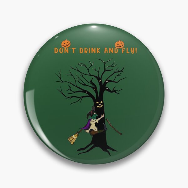 Item preview, Don’t drink and fly- Halloween witch designed and sold by LoonyM.