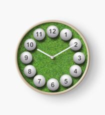 Golfbälle Uhr Uhr