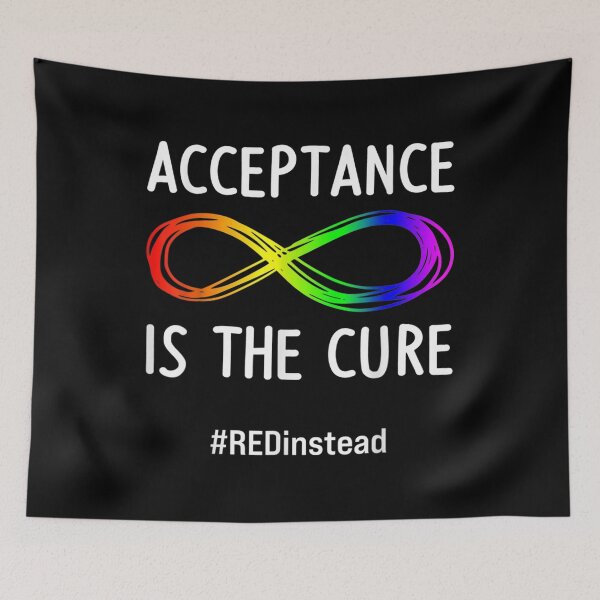 Item preview, Wear Red Instead Autism Acceptance In April 2021 designed and sold by paudels.