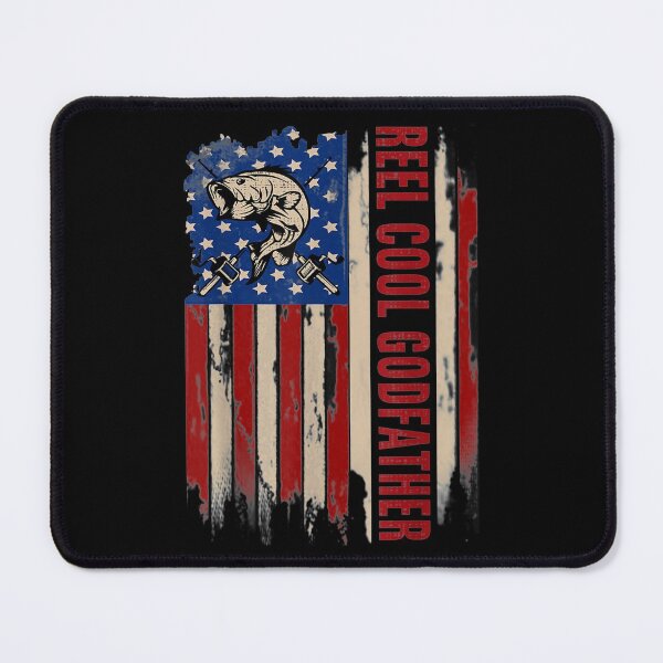 Item preview, Reel Cool Godfather American Usa Flag Fishing Fish designed and sold by bessiey23.