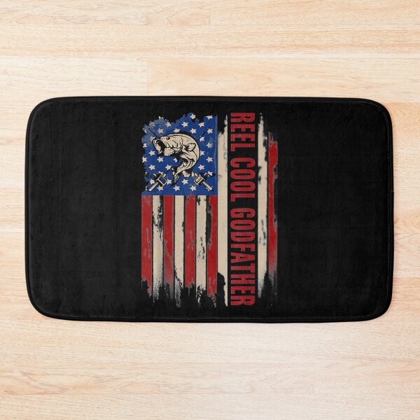 Item preview, Reel Cool Godfather American Usa Flag Fishing Fish designed and sold by bessiey23.