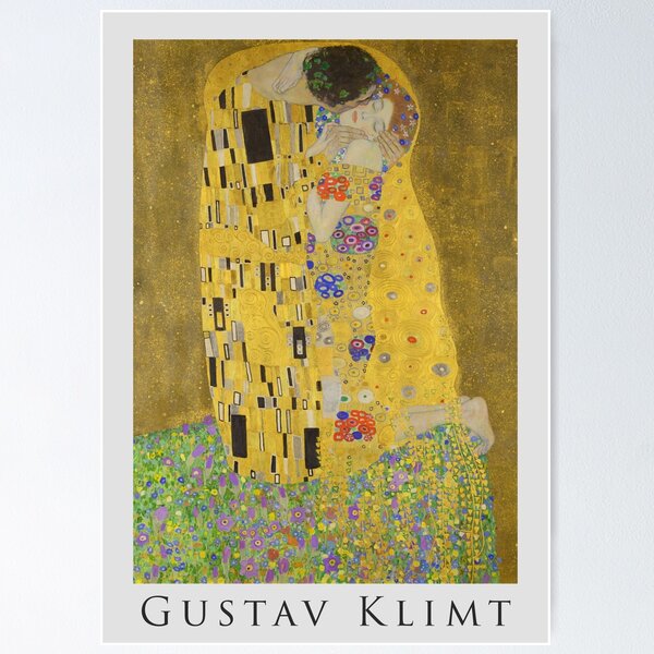 Aperçu de l'œuvre Klimt - Le baiser - Peintre créée et vendue par Labonneepoque.