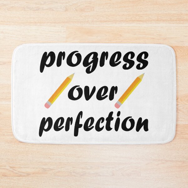 Item preview, motivational progress over perfection back to school teacher designed and sold by creative555.
