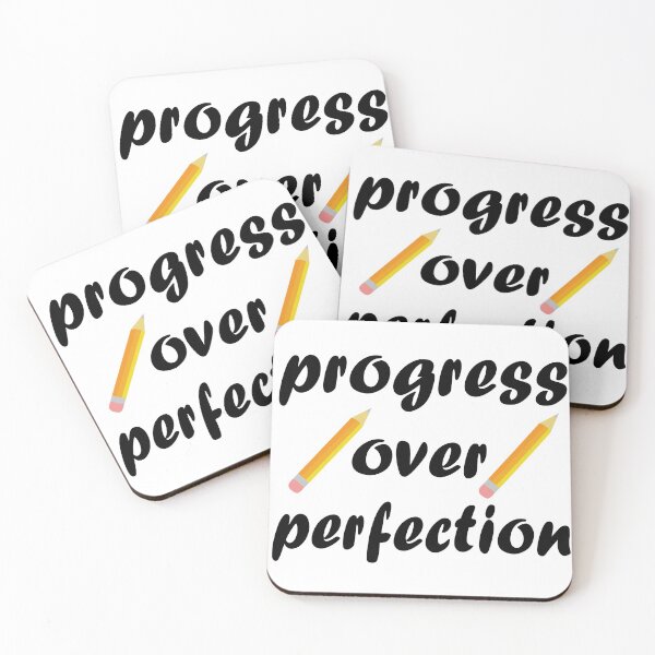Item preview, motivational progress over perfection back to school teacher designed and sold by creative555.
