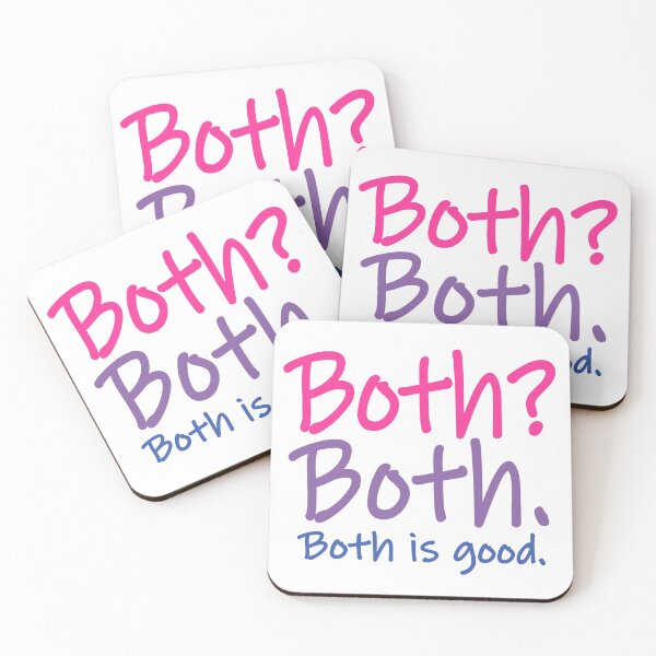 Item preview, Both Both Is Good Bi Pride Clever Design designed and sold by magentasponge.