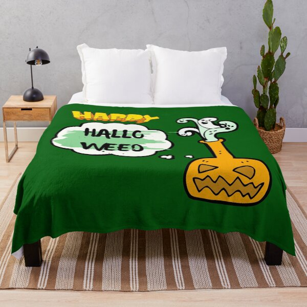 Item preview, FUNNY HAPPY HALLO WEED Pumpkin designed and sold by OMdesign10.