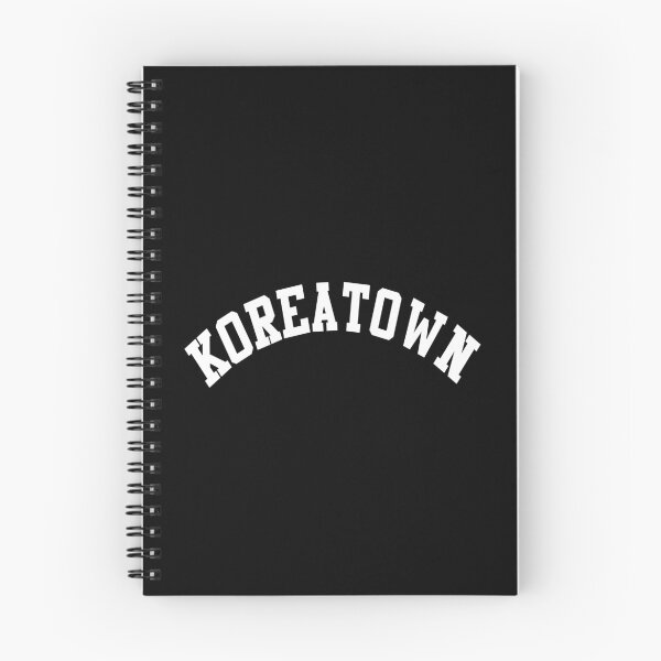 Item preview, KOREATOWN LOS ANGELES HOODIE BLACK AND WHITE designed and sold by aydapadi.