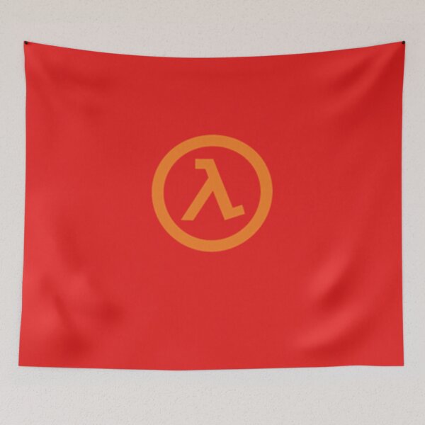 Item preview, Half Life Lambda Logo (black background) Classic designed and sold by DavidHaase.