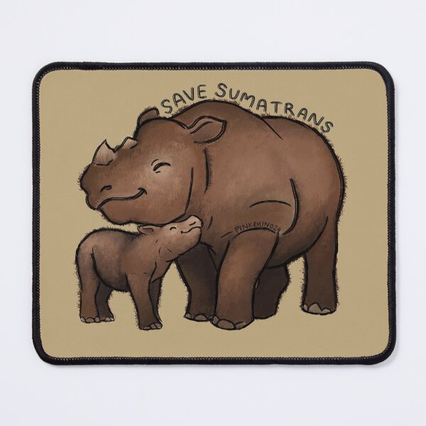 Item preview, Save Sumatran Rhinos designed and sold by PinkRhino24.