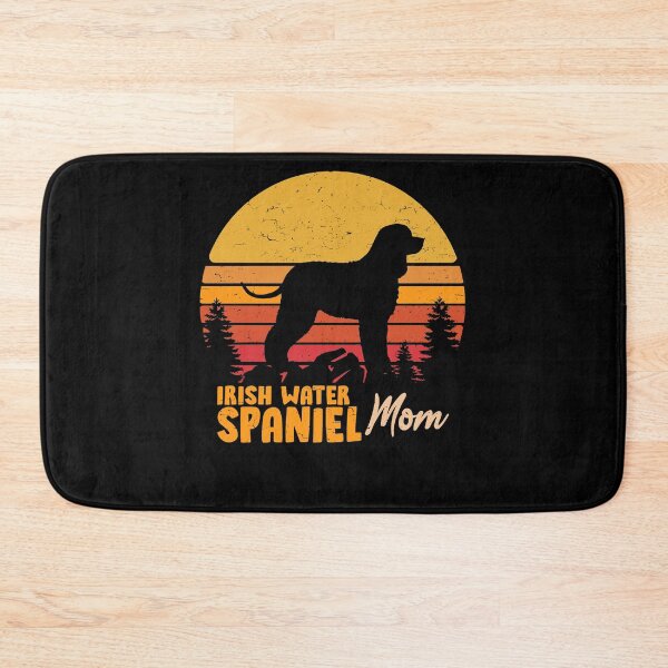 Artikelvorschau, Irish Water Spaniel Dog Vintage Retro entworfen und verkauft von rafaeltto.