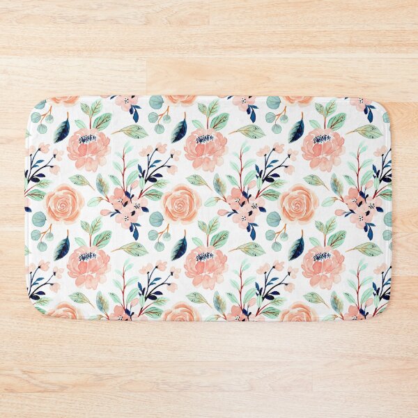 Item preview, blue Boho aesthetic watercolor flowers,  iPhone and Samsung Galaxy case cover designed and sold by RoManSmArt.