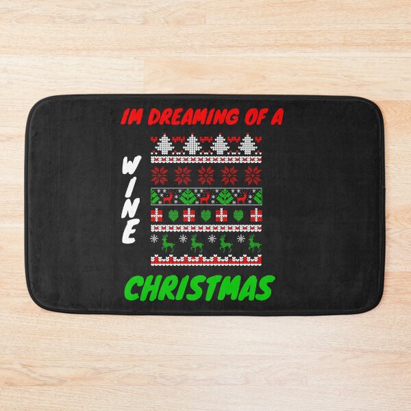 Item preview, IM DREAMING OF A WINE CHRISTMAS designed and sold by Luckydoe1.
