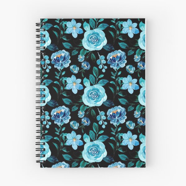 Item preview, blue Boho aesthetic watercolor flowers,  iPhone and Samsung Galaxy case cover designed and sold by RoManSmArt.