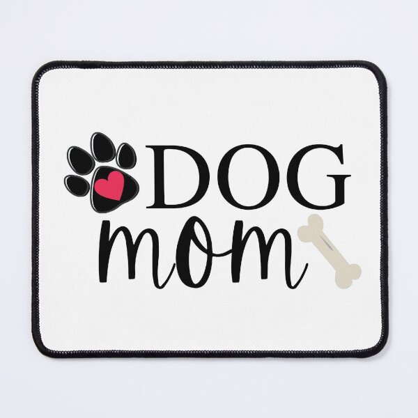 Item preview, Dog Mom - Dog Paw Print, Heart & Dog Bone - by Boo-da-chay designed and sold by Boo-da-chay.