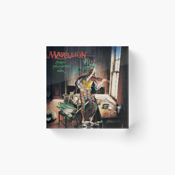 Marillion Script For A Jester's Tears Poster Acrylic Block
