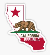 California Republic Design Sticker