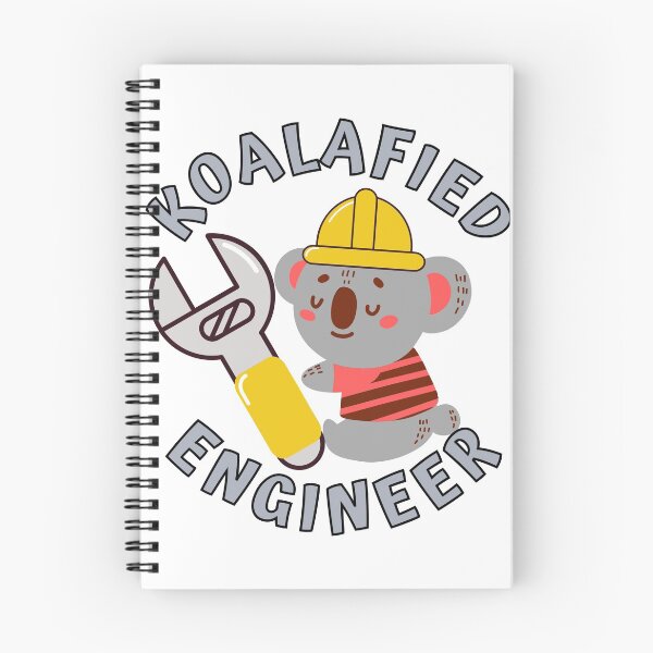 Item preview, Koalafied Engineer - Funny Koala Pun designed and sold by Onewivnacher.