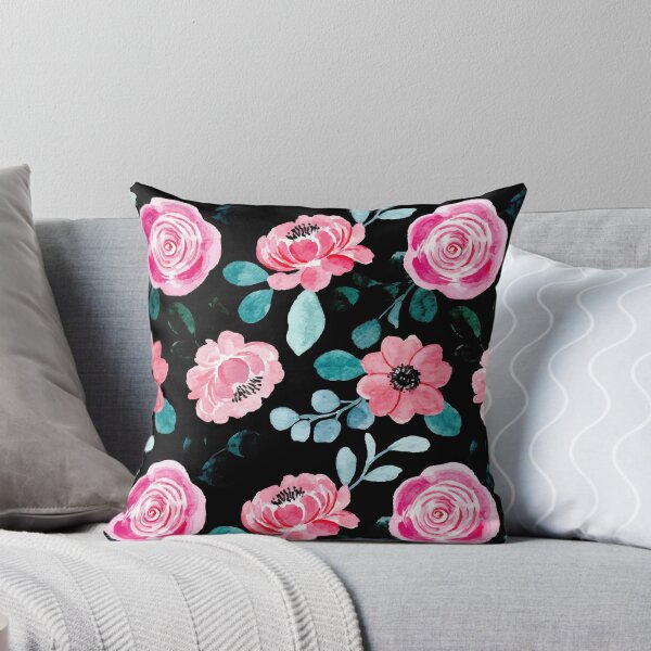 Item preview, peonies, roses aesthetic watercolor flowers, designed and sold by RoManSmArt.