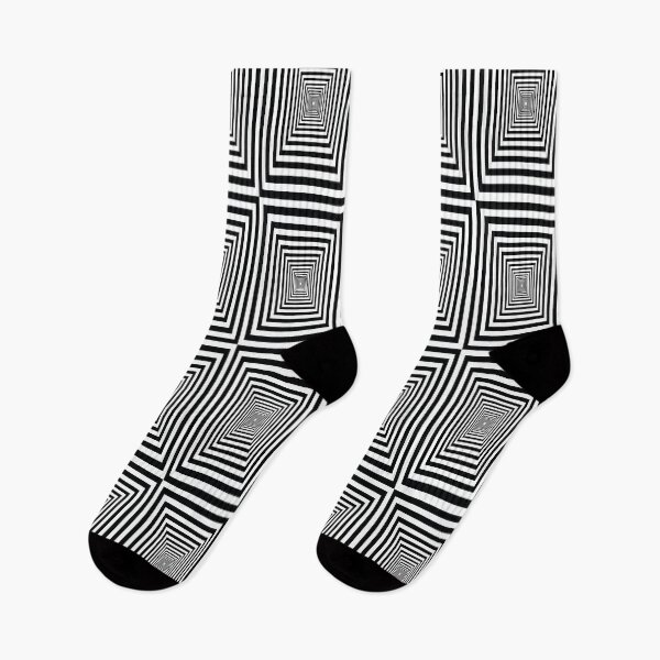 Item preview, Rectangle inside a Rectangle Pattern in Black and White designed and sold by Neil Feigeles.