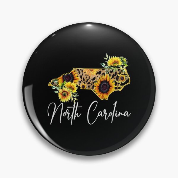 Item preview, North Carolina Sunflower Leopard State Map designed and sold by bessiey23.