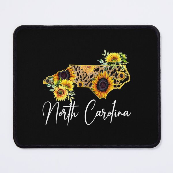 Item preview, North Carolina Sunflower Leopard State Map designed and sold by bessiey23.