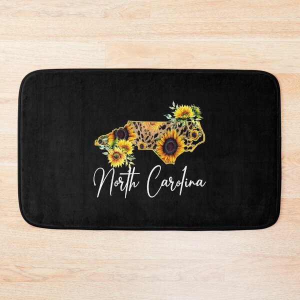 Item preview, North Carolina Sunflower Leopard State Map designed and sold by bessiey23.