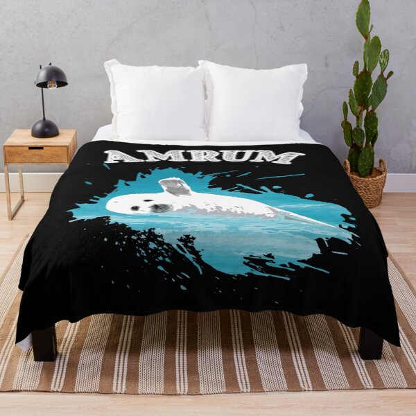 Item preview, Amrum North Sea island with seal harbor seal in the sea designed and sold by Denis Rösler.