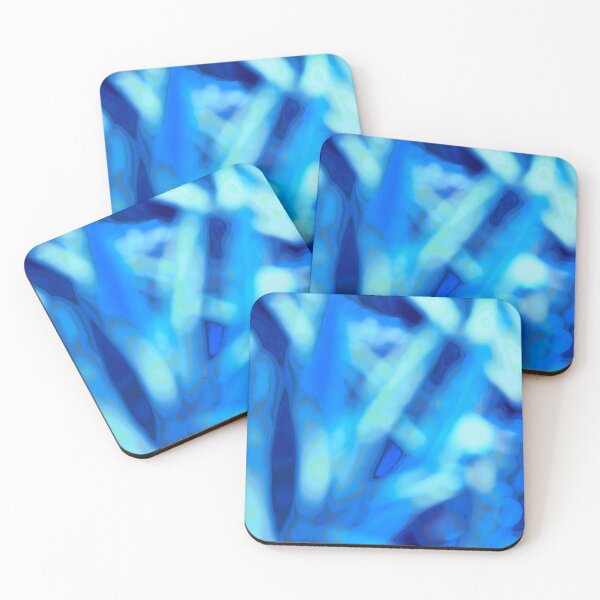 Item preview, Blue abstract designed and sold by Kiran-Fine-Art.