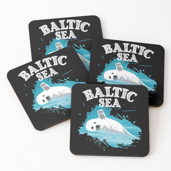 Item preview, Baltic Sea vacation with seal seal in the sea designed and sold by Denis Rösler.