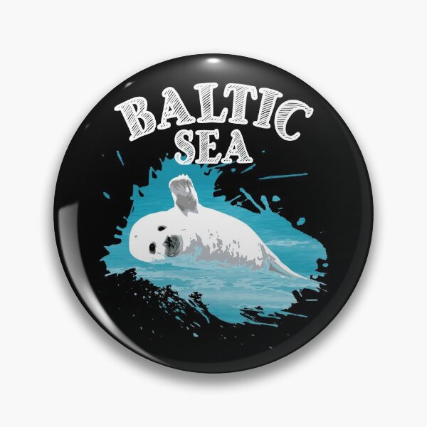 Item preview, Baltic Sea vacation with seal seal in the sea designed and sold by Denis Rösler.