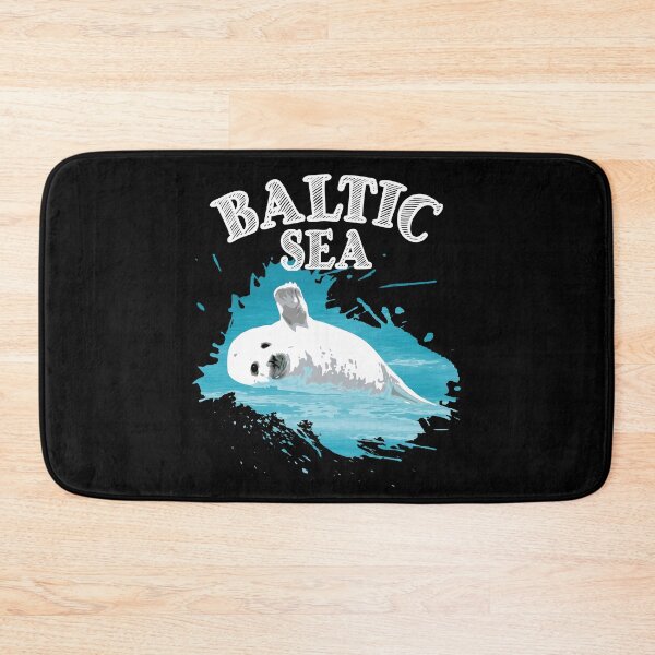 Item preview, Baltic Sea vacation with seal seal in the sea designed and sold by Denis Rösler.