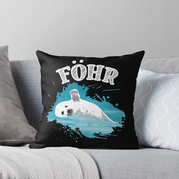 Item preview, Foehr North Sea island with seal seal in the sea designed and sold by Denis Rösler.
