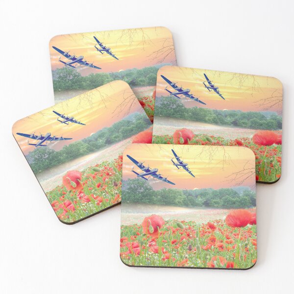 Item preview, Poppy Field Lancaster Bombers  designed and sold by Alisonchambers2.