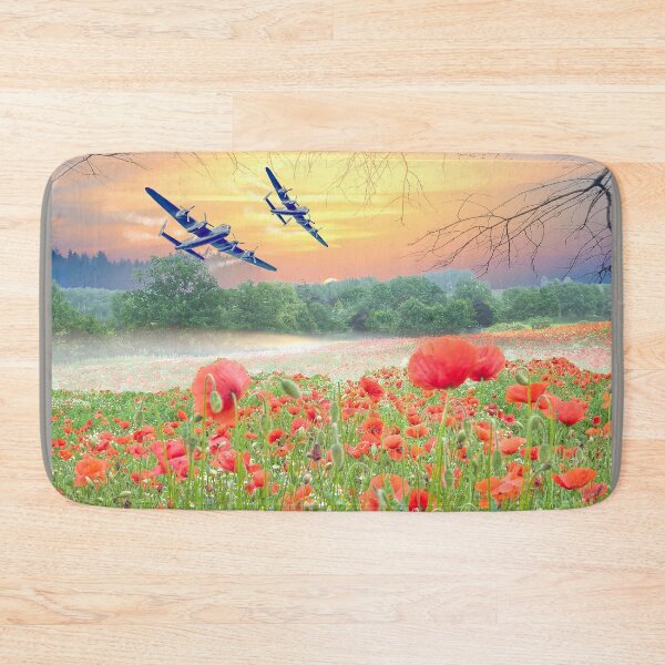 Item preview, Poppy Field Lancaster Bombers  designed and sold by Alisonchambers2.