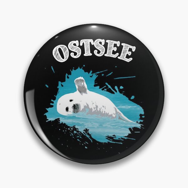 Item preview, Baltic Sea coast vacation with seal seal in the sea designed and sold by Denis Rösler.
