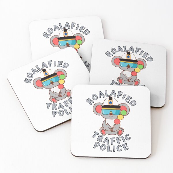 Item preview, Koalafied Traffic Police - Funny Koala Pun designed and sold by Onewivnacher.