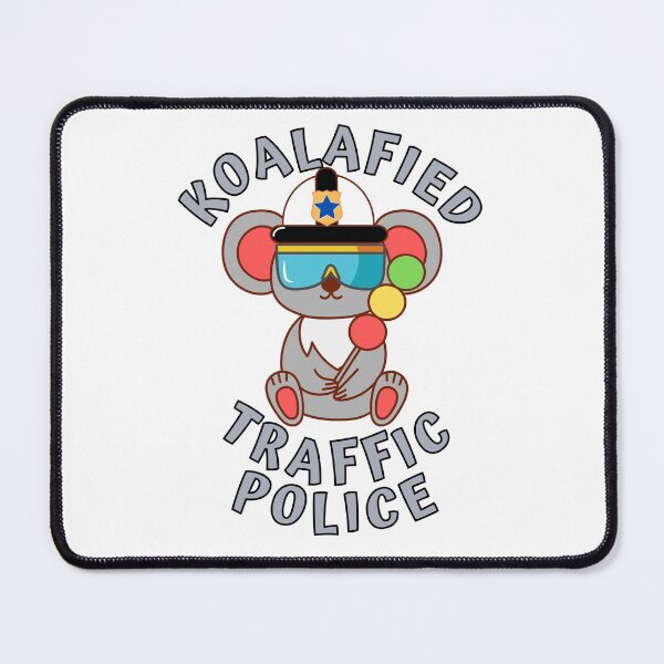 Item preview, Koalafied Traffic Police - Funny Koala Pun designed and sold by Onewivnacher.