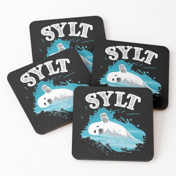 Item preview, Sylt North Sea island with seal seal in the sea designed and sold by Denis Rösler.