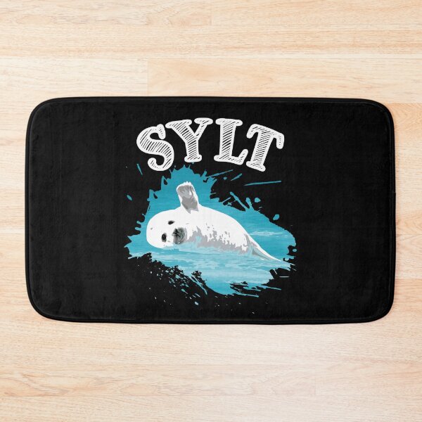 Item preview, Sylt North Sea island with seal seal in the sea designed and sold by Denis Rösler.