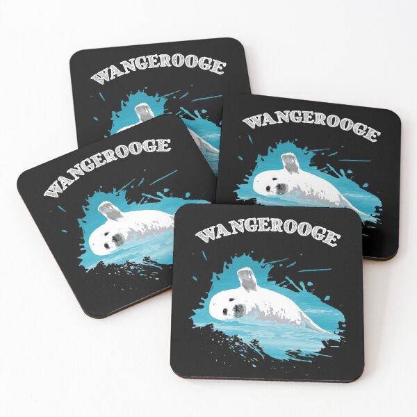 Item preview, Wangerooge North Sea island with seal harbor seal in the sea designed and sold by Denis Rösler.