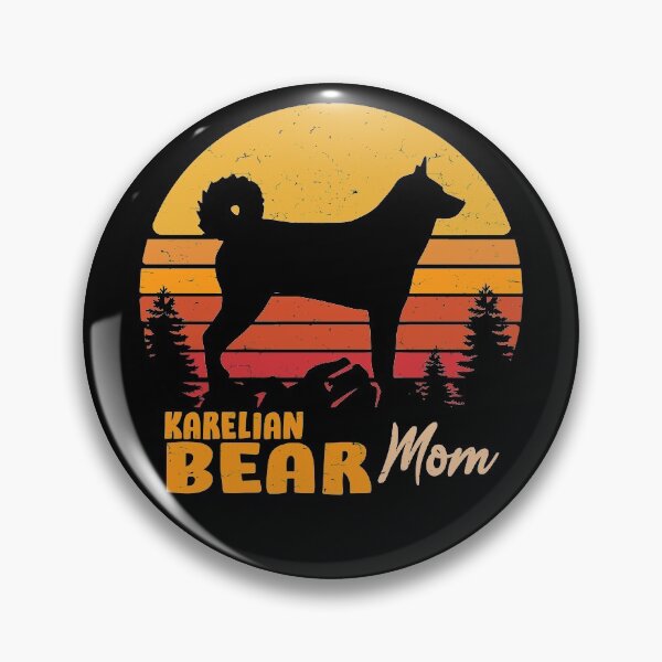 Item preview, Karelian Bear Dog Vintage Retro designed and sold by rafaeltto.
