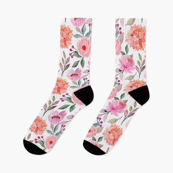 Item preview, Pink, red Boho aesthetic watercolor flowers,,  iPhone and Samsung Galaxy case cover designed and sold by RoManSmArt.