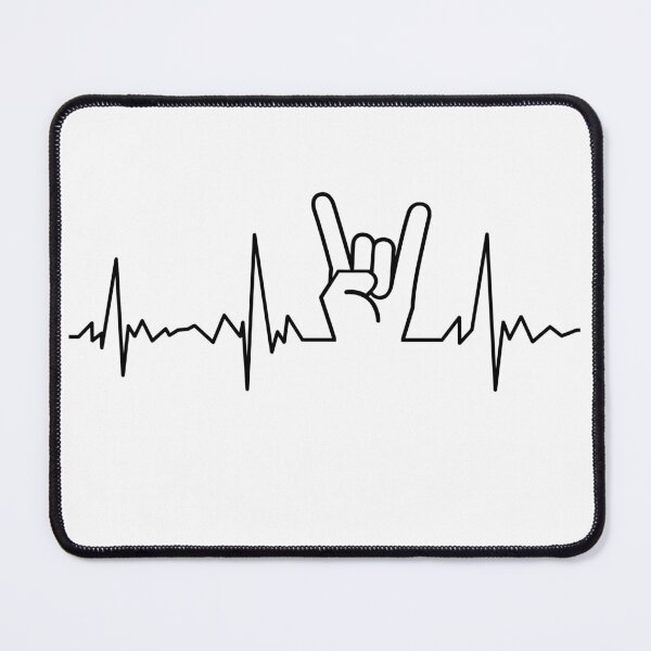 Item preview, Heavy Metal Heartbeat Metalheads Pulse Line designed and sold by playloud.