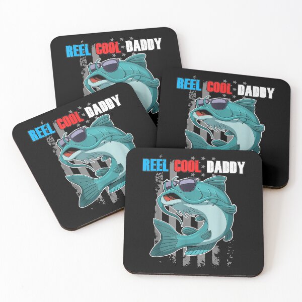 Item preview, Fish In Sunglasses Reel Cool Daddy American Flag Fishing designed and sold by paudels.