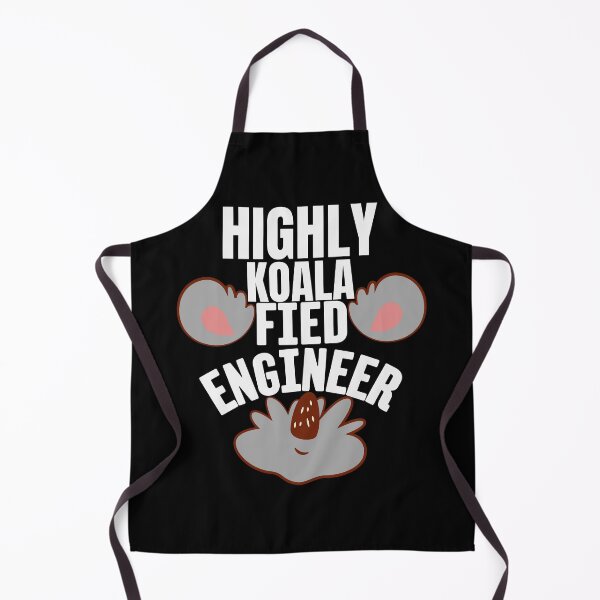 Item preview, Highly Koalafied Engineer - Funny Koala Pun designed and sold by Onewivnacher.