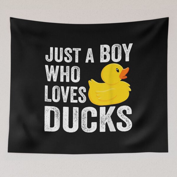 Item preview, Just A Boy Who Loves Ducks Duck Lover Birthday Gifts designed and sold by bessiey23.