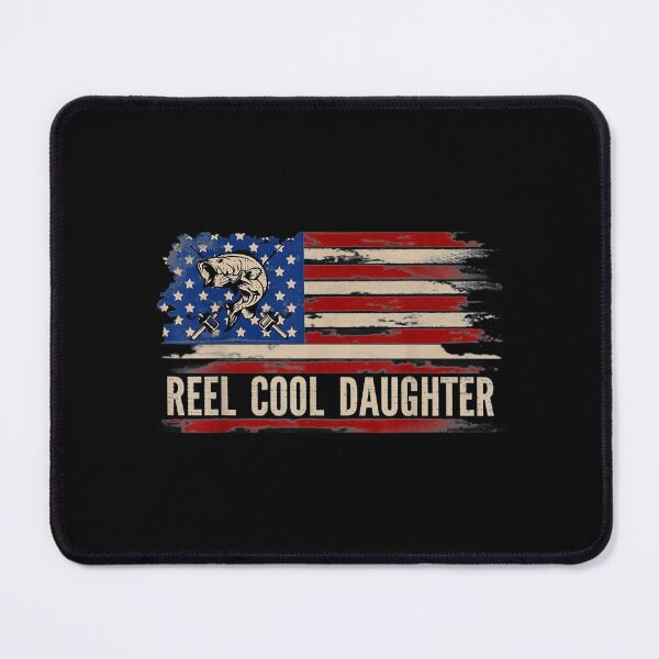 Item preview, Reel Cool Daughter American Usa Flag Fishing Fish Gift designed and sold by paudels.